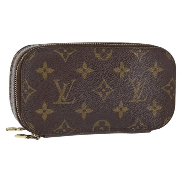 LOUIS VUITTON Monogram Trousse Brush PM Cosmetic Pouch M47510 LV Auth 149213 - Picture 1 of 16